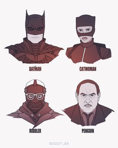 the many faces of batman and robin wayne