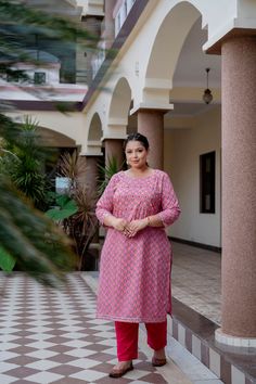 Festival Dress, Wedding Dress For Women, Plus Size Indian wear, Kurta , Large Size Kurti | Plus Size Indian Clothes | Plus Size Kurti For Woman ■ PRODUCT DETAILS: Fabric:- Pure Cotton Work:- Handwork ■ SIZE CHART:- SIZE 3XL Bust:  46" Waist: 44" Hip: 50' SIZE 4XL Bust:  48" Waist: 46" Hip: 52" SIZE 5XL Bust:  50" Waist: 48" Hip: 54" SIZE 6XL Bust:  52" Waist: 50" Hip: 56" SIZE 7XL Bust:  54" Waist: 52" Hip: 58" ■ MODEL DETAILS: Model Height: 5.6 (She is wearing 3XL Kurta) ■ PACKET INCLUDES: 1 Ku Wedding Dress For Women, Pink Kurta, Indian Clothes, Plus Size Kleidung, Women Plus Size, Festival Dress, Dress Wedding, Dress For Women, Indian Wear