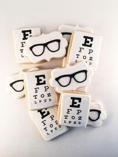 Doctor Cookies, Optometrist Office, Custom Sugar Cookies, Doctor Graduation, Graduation Cookies, Doctor Gifts