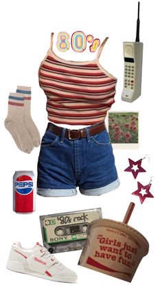 80s style outfit ideas | 80s style Aesthetic Decades Outfits, 80s Fashion Women Summer, Actual 80s Outfits, 80s Fashion High Schools, 80s Outfits Women Summer, 1985 Fashion Woman Outfit, Realistic 80's Outfits, Things To Wear To The Fair, Hot 80s Outfits Women