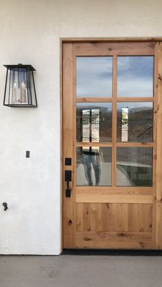 BECKI OWENS- Villa Bonita Project Outdoor Lighting with Lamps Plus Surf Shack, Casa Exterior, Painted Brick, Farmhouse Exterior, Garage House, Exterior Doors, House Inspo, On The Side, My Dream Home