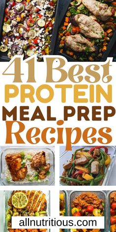 the four best protein meal prep recipes