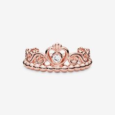 New Never Worn, Just Didn’t Fit. Pandora Crown Ring, Princess Tiara Ring, Tiara Design, Pandora Rings Princess, Pandora Princess, Crown Ring Princess, Rose Gold Tiara, Pandora Rose, Tiara Ring