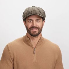 An iconic 8-panel historic newsboy cap featuring a classic herringbone pattern and short bill. Most commonly known as Tommy Shelby's hat from hit show Peaky Blinders. This sweatband is sewn in but don't sweat it. It comes with Free size adjustment pads to size it down. A $10 dollar value. American Hat Makers, American Hat, 10 Dollar, Scottish Plaid, Newsboy Cap, Flat Cap, Peaky Blinders, Herringbone Pattern, Look Cool