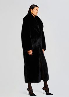 Averie Faux Fur Coat Luxury Faux Fur Outerwear In Mink Color, Classic Faux Fur Coat With Fur Trim, Classic Mink Faux Fur Coat, Classic Mink-colored Faux Fur Coat, Classic Mink Color Faux Fur Coat, Elegant Faux Fur Outerwear, Elegant Outerwear With Faux Fur, Elegant Winter Faux Fur Coat, Formal Faux Fur Outerwear In Mink Color