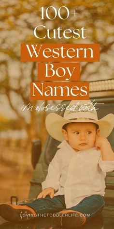 Wanna know the Western baby names we are seriously crushing on for 2025? This rustic country baby boy names list are the baby boy names that you don't hear every day - whether you love cute baby names, unique baby names, or majorly uncommon baby names, this full list of rustic boy names with meanings will give you tons of name inspiration for that sweet little one of yours!