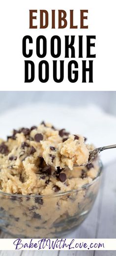 Edible Cookie Dough Cookie Dough For One, Eggless Cookie Dough, Best Edibles, Edible Cookies, Edible Cookie Dough, Chocolate Chip Cookie Dough