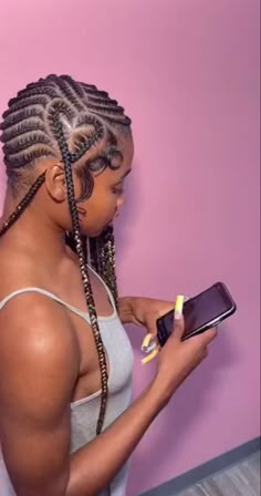 Cute Hairstyles For Black Hair, Cute Hairstyles For Braids, Lemonade Braids With Heart, Lemon Braids, Braids With Heart, Feeding Braids, Knotless Braids Hairstyle, Protective Styles For Black Women