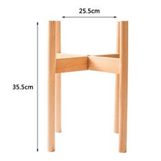 a wooden table with measurements for the top and bottom section, including an angled corner