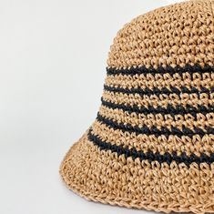 Handmade Raffia Vacation Bucket Hat, Summer Casual Straw Hat, Fedora Hat Gift for Women and Men - Etsy Turkey Casual Paper Straw Boater Hat, Casual Paper Straw Hat For Warm Weather, Casual Straw Bucket Hat For Warm Weather, Casual Woven Bucket Hat With Flat Brim, Casual Woven Bucket Hat With Short Brim, Casual Short Brim Woven Bucket Hat, Casual Woven Flat Brim Bucket Hat, Casual Woven Bucket Hat For Vacation, Lightweight Casual Crochet Hat With Paper Straw