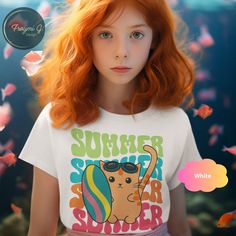 Surfer Cat Summer Shirt for Kids Funny Cat Shirt Awesome Cat Shirt for Toddler Summer Vibes Shirt Cute Cat Shirt Cat Graphic Tee for Kids Cat Summer, Toddler Summer, Cat Graphic Tee, Kids Funny, Cat Graphic, Cat Shirt, Cat Shirts, Summer Kids, Kids Tops