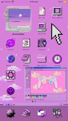 an image of a computer screen with many different things on it