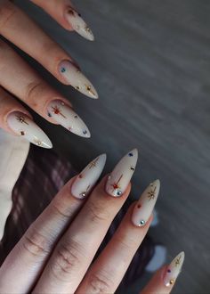 Russian Nails Design, Witchy Nails, Milky Nails, Hippie Nails, Makati, Dope Nails