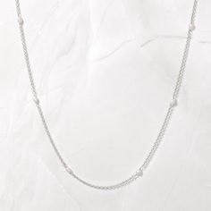 An elegant and timeless necklace made of FRESHWATER Pearls! This necklace is perfect for multiple occasions from weddings & bridal to casual beach days. Can be worn alone or layered with more pieces for an elevated look. Pearls are dispersed amongst a beautiful gold or silver rope chain. Made of 925 Sterling Silver THICK plating of 14k Gold or Rhodium. Made with Freshwater Pearls 16" + 3" Ext Chain Nickel-free & Hypoallergenic Lobster Clasp Closure Beaded Pearl Necklace, Timeless Necklace, Silver Rope Chain, Silver Pearl Necklace, Gold Pearl Necklace, Recycled Metal, Beach Days, Necklace Sizes, Rope Chain