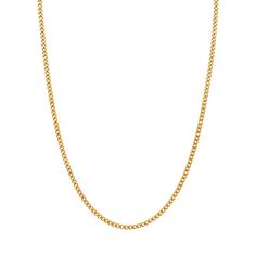 "CURB CHAIN ∙ BABY CUBAN CHAIN ∙ 14 GOLD N E C K L A C E * Material: 14K solid gold * Link Size: 2.3mm x 3.1mm * SOLID CHAIN (NO HALLOW LINK) * 6.02 gr. for size 20\" *Gourmette Cuban Chain * Lobster Clasp Lock * Finish: 14k rose gold, Yellow gold and rose gold * Chain length from 16\" to 20\" select at checkout. * All our jewelry is custom made by hand with Love and Care in our workshop ♡ Tula jewelry supports ethical and eco-friendly practices and uses reclaimed and recycled metals whenever po Yellow Gold Cuban Link Chain Necklace, Yellow Gold Curb Chain Link Necklace, Yellow Gold Curb Chain Necklace, Yellow Gold Cuban Link Curb Chain Necklace, Yellow Gold Necklaces With Curb Chain, Yellow Gold Necklaces With Curb Chain Links, Yellow Gold-plated Box Chain Necklace, Yellow Gold Plated Box Chain Necklace, Yellow Gold Oval Link Curb Chain Necklace