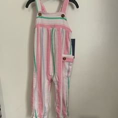 Pretty Pastel Stripes Linen-Blend Jumpsuit Adjustable Shoulder Straps Machine Wash Cold 55% Linen 45%Rayon Color: Multi Casual Playtime Overall Jumpsuits And Rompers, Casual Playtime Overalls And Rompers, Casual Overall Jumpsuits And Rompers For Playtime, Pink Cotton Jumpsuits And Rompers For Playwear, Pink Cute Jumpsuits And Rompers For The Beach, Cute Pink Jumpsuits And Rompers For Beach, Cute Pink Beach Jumpsuits And Rompers, Pink Beach Jumpsuits And Rompers, Pink Summer Jumpsuits And Rompers For Playtime