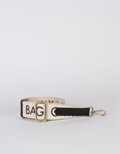 Made from a white cotton canvas, our adjustable webbing strap is here to make a statement with our O My Bag logo printed on one side. Featuring our signature brass clasps, you can attach this strap to almost any O My bag. Our personal favourite is the Gina Baguette x webbing strap combo. All of our adjustable webbing straps have a minimum length of 86cm and maximum length of 125cm, so you can wear your favourite O My Bag on the shoulder or across your body. Combine this strap with your Audrey Mi Bag Logo, Sustainable Leather, Olivia Black, Antique Brass Hardware, Webbing Strap, Black And White Canvas, Bags Logo, My Bag, Black & White