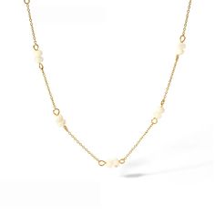 Add a touch of sophistication to your everyday ensemble with our brilliantly designed Gold Plated Beaded Necklace, showcasing a stunning beaded detail. The necklace is lavishly plated with 18K Gold, giving it a luxurious feel combined with enduring durability. Elegant Gold Necklaces With Round Beads, Elegant Pearl Necklace With Gold Beads As A Gift, Elegant Gold Necklace With Round Beads, Elegant Pearl Necklace With Gold Beads For Gift, Elegant Pearl Necklace With Gold Beads, Elegant Yellow Gold Necklaces With Polished Beads, Elegant Yellow Gold Beaded Necklaces With Pearl Chain, Elegant Gold Beaded Necklaces For Gifts, Elegant Pearl White Necklace With Gold Beads