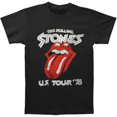 Tour 78 Tee T-shirt Heavy Metal Shirt, Rolling Stones Tour, Metal Shirts, Band T Shirts, Universal Music Group, Rock Shirts, Band Merch, Band Shirts, Classic Logo