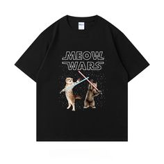 Lightsaber Battle, Hilarious Cats, Cat Lamp, Star Wars T Shirt, Two Cats, Star Wars Tshirt, Cat Sweatshirt, Cat T, Lightsaber