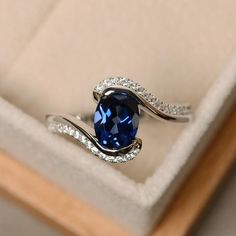 Blue Diamond Engagement Ring, Ring Blue Sapphire, Ali Baba, Antique Engagement Ring, Best Engagement Rings, Gemstone Engagement, Ring Blue, Men's Jewelry Rings, Blue Sapphire Rings