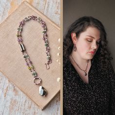 This pyrite, green aventurine, amethyst, cubic zirconia and peridot necklace is perfect as a gift for Virgo born in August. Great for layering or worn alone, this necklace features a hammered copper circle and a faceted pyrite drop. It might look muted and organic on the first glance but is sure to sparkle when light hits all the multiple facets of these gems. Great addition to any urban boho closet. ✧ ☾ MADE TO ORDER  ☽ ✧ Production time is 1-5 Business days -⋄-⋄-⋄-⋄-⋄-⋄-⋄-⋄-⋄-⋄-⋄-⋄-⋄-⋄- ✧  available lengths: 16"          40.5 cm 17"          43.5 cm 18"          46 cm 19"          48.5 cm 20"         51 cm ✧ Pendant: Length - 1 1/2 " - 4 cm; Width 5/8" - 1.8cm ✧ Made out of Raw Copper - Care section in FAQ's ✧ Bead size 3-5 mm ✧ Comes in a black lightweight box perfect for gift giving ✧ Green Crystal Stone Necklaces For Gift, Green Crystal Necklaces With Stones As Gift, Handmade Green Amethyst Gemstones, Bohemian Green Amethyst Jewelry, Aventurine Gemstone Necklace For May Birthstone, Amethyst Gemstone Jewelry For May Birthstone, Green Amethyst Jewelry With Gemstone Beads, Aventurine Gemstone Jewelry For Gifts, Green Amethyst Gemstone Beads Jewelry