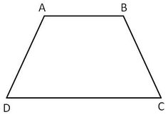 the three sides of a triangle are shown