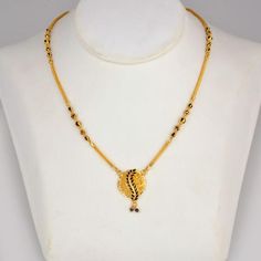 Mangalsutra Pendant, Antique Gold Bracelet