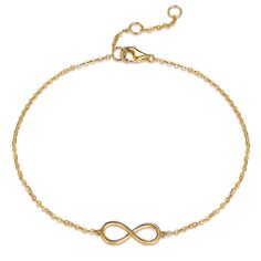 Classic infinity symbol design with a meaning of eternity behind it. Traditional love symbol for a holiday that celebrates your forever love. Pendant size: width 15mm, height 6.1mm, thickness 2mm. Chain Length: 6.7"+1.2" (17cm + 3cm) Origin: Imported Gift Ideas: 14k gold necklace womens, necklaces for women, anniversary gifts, gifts for women, birthday gifts for her, birthday gift ideas, engagement gifts, retirement gifts, gifts for her, gifts for girlfriend, wedding gift ideas, best friend gifts, gifts for sister, mother daughter necklace, best friend necklaces Her Birthday Gift Ideas, Gift Ideas Best Friend, Infinity Symbol Design, Gifts For Women Birthday, Mother Daughter Necklace, Solid Gold Bracelet, Best Friend Necklaces, Daughter Necklace, Symbol Design