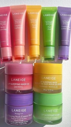 Lip Balm Collection, Laneige Lip, Skincare Inspiration, Shower Skin Care, Lip Sleeping Mask