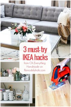 3 must try ikea hacks from on every living room