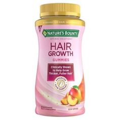 Nature's Bounty Optimal Solutions Hair Growth Gummies, 60 CT Hair Growth Gummies, Nature's Bounty, Fuller Hair, Hair Growth, Hair, Nature