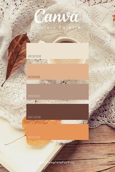 Get ready to fall in love with these Canva color palettes inspired by the autumn season. From warm hues to earthy tones, these palettes will bring a touch of fall to your designs! canva colors | canva colors palette | canva colors code | canva color palette codes | muted color palette | neutral pastel color palette | aesthetic color palettes | boho color palette Fall Aesthetic Color Palette, Neutral Aesthetic Color Palette, Color Palette Codes, Canva Color Palette Codes, Aesthetic Color Palettes, Canva Color Palette, Canva Colors, Color Palette Aesthetic, Color Palette Neutral