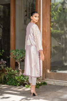 Bini Silk Pant Set With Dupatta And Long Sleeves, Elegant Sherwani With Floral Embroidery, Eid Sets With Floral Embroidery And Front Open Design, Eid Front Open Sets With Floral Embroidery, Elegant Cotton Silk Nehru Jacket, Elegant Cotton Silk Nehru Jacket For Wedding, Front Open Silk Set With Dupatta, Silk Front Open Sets With Dupatta, Elegant Wedding Nehru Jacket In Cotton Silk