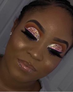 Birthday Makeup For Black Women, Makeup Baddie, Make Up Designs, Beginners Eye Makeup, Birthday Makeup, Pinterest Makeup, Eye Makeup Designs