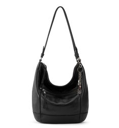 The Sak Sequoia Hobo - |Leather - Black| The Sak Handbags, Leather Industry, Medium Sized Bags, Front Wall, Lv Bags, Handbags Leather, The Sak, Leather Hobo Bag, Hobo Handbags