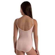 Your collection of dancewear could not be complete without the Camisole Leotard with Adjustable Straps. This best-seller is made of a nylon and spandex combination that is soft and flexible. Adjustable straps ensure a custom fit while the double-stitched seams guarantee long-lasting wear. Offered in multiple colors to match your individualized style. Available in both adult and child sizes. Stretch Camisole Leotard With Built-in Bra, Fitted Ballet Bodysuit With Built-in Bra, Pink Stretch Leotard For Dance, Fitted Ballet Leotard With Built-in Bra, Summer High-stretch Dancewear Leotard, Sleeveless Nylon Seamless Leotard, Fitted Pink Bodysuit With Adjustable Straps, Pink Fitted Bodysuit With Adjustable Straps, Summer Dancewear Pink Leotard