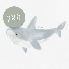 a drawing of a whale with the word png above it's head and an oval