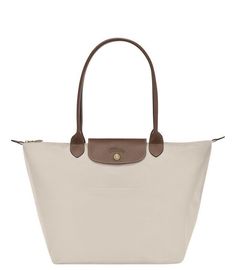 Uni Bag, Beige Tote Bag, Brown Cowhide, Recycled Canvas, Large Shoulder Bags, Longchamp Le Pliage, Small Leather Goods, Large Bags, Wallets For Women