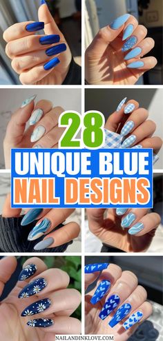 blue nail designs, summer nails 2024, blue nails, blue nail ideas, ocean nails, beachy nails, beach nails, July 4th nails, 4th of July nails, July 4th nail ideas, 4th of July nail ideas, July 4th nail designs 2024 Unique Blue Nails, Royal Blue Nail Art, Light Blue Nail Ideas, Blue Nail Art Ideas, Royal Blue Nails Designs, Light Blue Nail, Blue Nail Ideas, Nail Designs For Summer