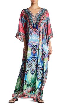 Relaxed Summer Vacation Maxi Kaftans - Chic Beachwear and Summer Clothing - Hot Boho Resort & Swimwear Beachy Maxi Dress With Tropical Print For Beach Cover-up, Beachy Multicolor Tropical Print Maxi Dress, Flowy Cover-up For Resort Season Vacation, Beachy Multicolor Maxi Dress With Tropical Print, Multicolor Tunic Style Beachwear Cover-up, Flowy Beach-style Resort Dresses, Flowy Dress For Resort Vacation, Flowy Beach-style Dress For Resort Season, Blue Beachwear Dress For Resort Season