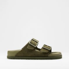 Arizona Avantgarde Suede Leather Green Birkenstock, Moss Green, Nappa Leather, Natural Leather, Full Grain Leather, Smooth Leather, Suede Leather, Birkenstock, All Fashion