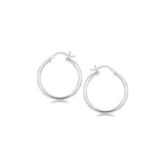 LOVCIA Premium Elegant Sterling Silver Thin Rhodium-Plated Hoop Earrings Snap Lock, Doll Jewelry, Understated Elegance, Fine Jewellery Earrings, Metal Stamping, Sterling Earrings, Silver Bracelets, Luxury Jewelry, Rhodium Plated