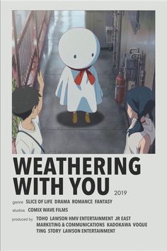 the poster for weathering with you