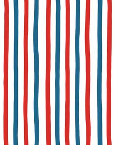 a red, white and blue striped wallpaper with vertical lines in the center is shown