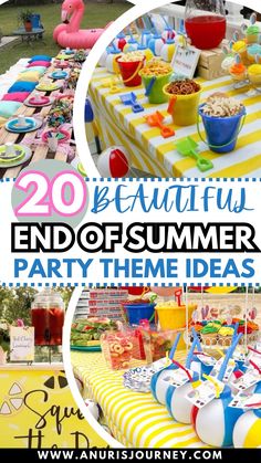 the ultimate summer party theme ideas for kids and adults to enjoy in their own backyard