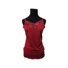 New Seasonal Lace Cami Color: Brick Red Size: L Shop Secondchancepg.Com For An Additional 10% Off. Use Discount Code Pm10 Red Stretch Camisole For Party, Elegant Red V-neck Tank Top, Elegant Red Cami Tank Top, Casual Red Camisole For Party, Elegant Red Camisole Top, Sequence Top, Birthday Aesthetic, Green Tank Top, Flowy Tank Tops