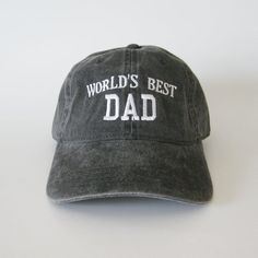 100 % Cotton. One size fits most with an adjustable buckle strap closure.Adult / Unisex Thick ,Soft , and light material.Very nice quality built hats with quality embroidery work. Father's Day Casual Adjustable Snapback Hat, Adjustable Dad Hat Baseball Cap For Father's Day, Father's Day Hats With Letter Print, Casual Father's Day Snapback Hat With Letter Print, Adjustable Dad Hat With Curved Visor For Baseball Season, Adjustable Flat Bill Dad Hat For Father's Day, Adjustable Snapback Hat For Father's Day, Casual Snapback Hat With Flat Bill For Father's Day, Adjustable Black Trucker Hat For Father's Day