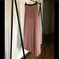 Beautiful Long Blush/Pink Chiffon Maxi Skirt From Enza Costa Lined Mini Underneath Elastic Waistband Size 2 (Sizing 1,2,3) Which Is A Medium New With Tags Long Chiffon Skirt, Chiffon Maxi Skirt, Pink Chiffon, Chiffon Maxi, Chiffon Skirt, 1 2 3, Blush Pink, Maxi Skirt, Womens Skirt