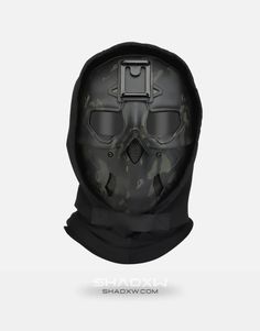 Face mask design: Techwear, warcore Material: PVC, nylon Size: One size Dimension: 23.5*18.5cm Features: Night vision adapter base, breathable cloth, sponge cushions, lenses to protect eyes Black head gear included Weight: 460g Free shipping Black warcore mask with headgear The Warcore Mask is a protective gear inspired by military personnel and extreme sport enthusiasts alike. Designed with the latest in advanced technology, the Warcore Mask offers superior protection against any potential thre Futuristic Black Masks And Prosthetics For Streetwear, Wear-resistant Black Protective Gear For Outdoor, Cyberpunk Helmet Mask For Protection, Futuristic Black Helmet Mask, Full Face Black Mask For Cosplay, Futuristic Black Helmet Mask And Prosthetics, Full Face Black Masks For Cosplay, Black Full Face Cyberpunk Mask, Cyberpunk Full Face Black Mask